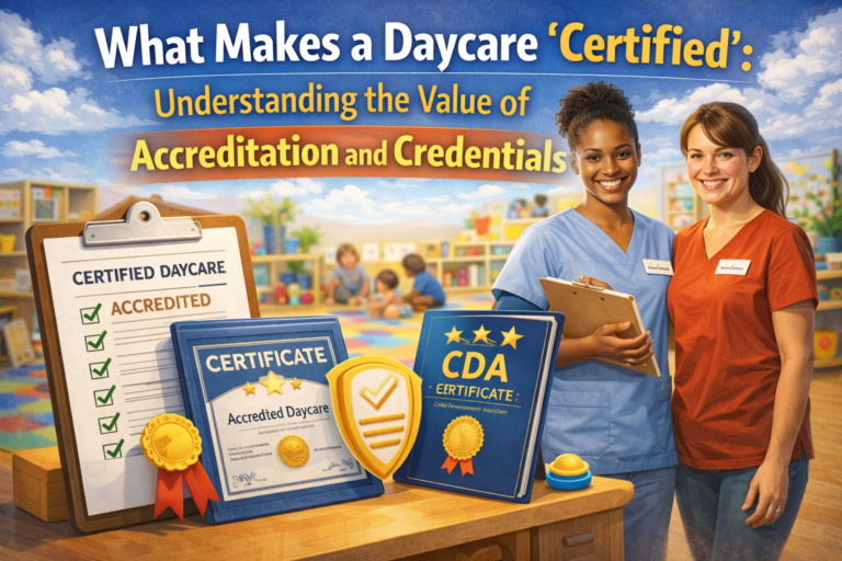 What Makes a Daycare ‘Certified’: Understanding the Value of Accreditation and Credentials