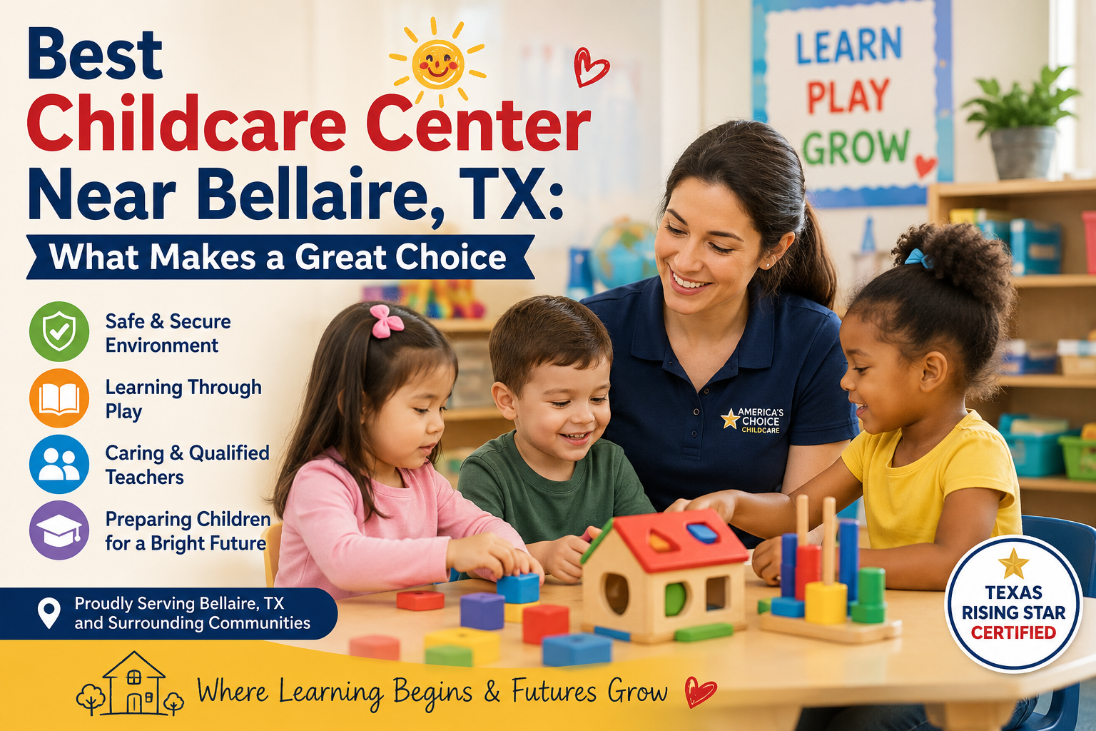 best childcare center near Bellaire TX