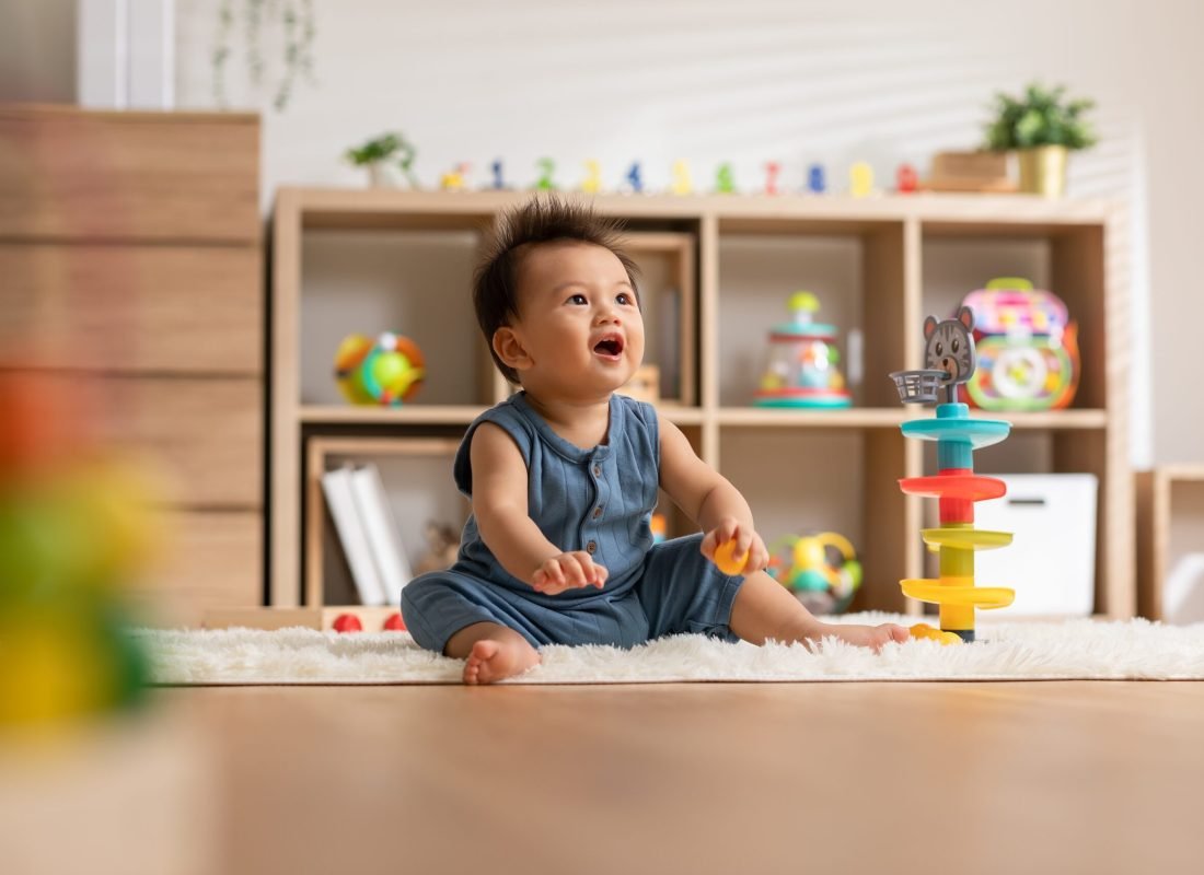 Cute,Asian,Baby,Playing,Educational,Toys,To,Learning,And,Develop